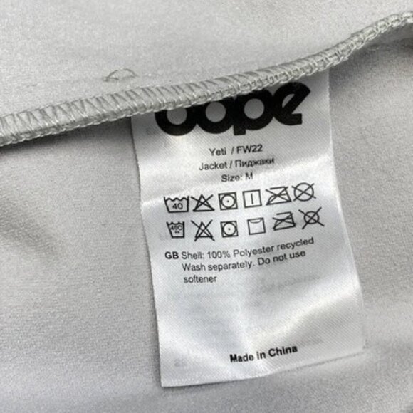 NEW DOPE Snowboarding Jacket Soft Green Size M Yeti 2X-Up Hooded Pullover - Picture 10 of 10